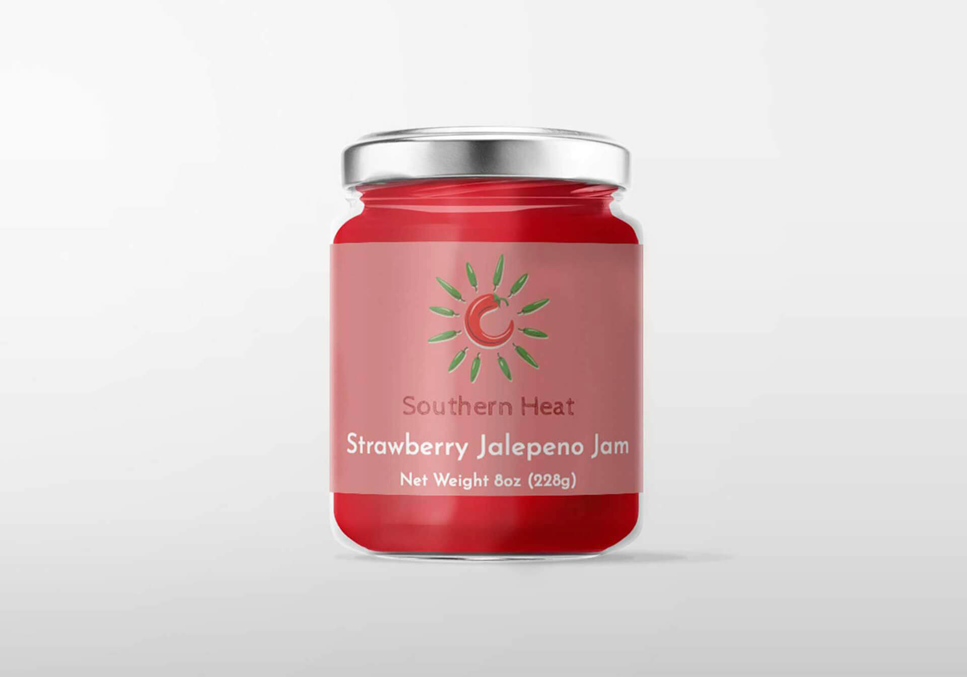 southern heat jar mockup